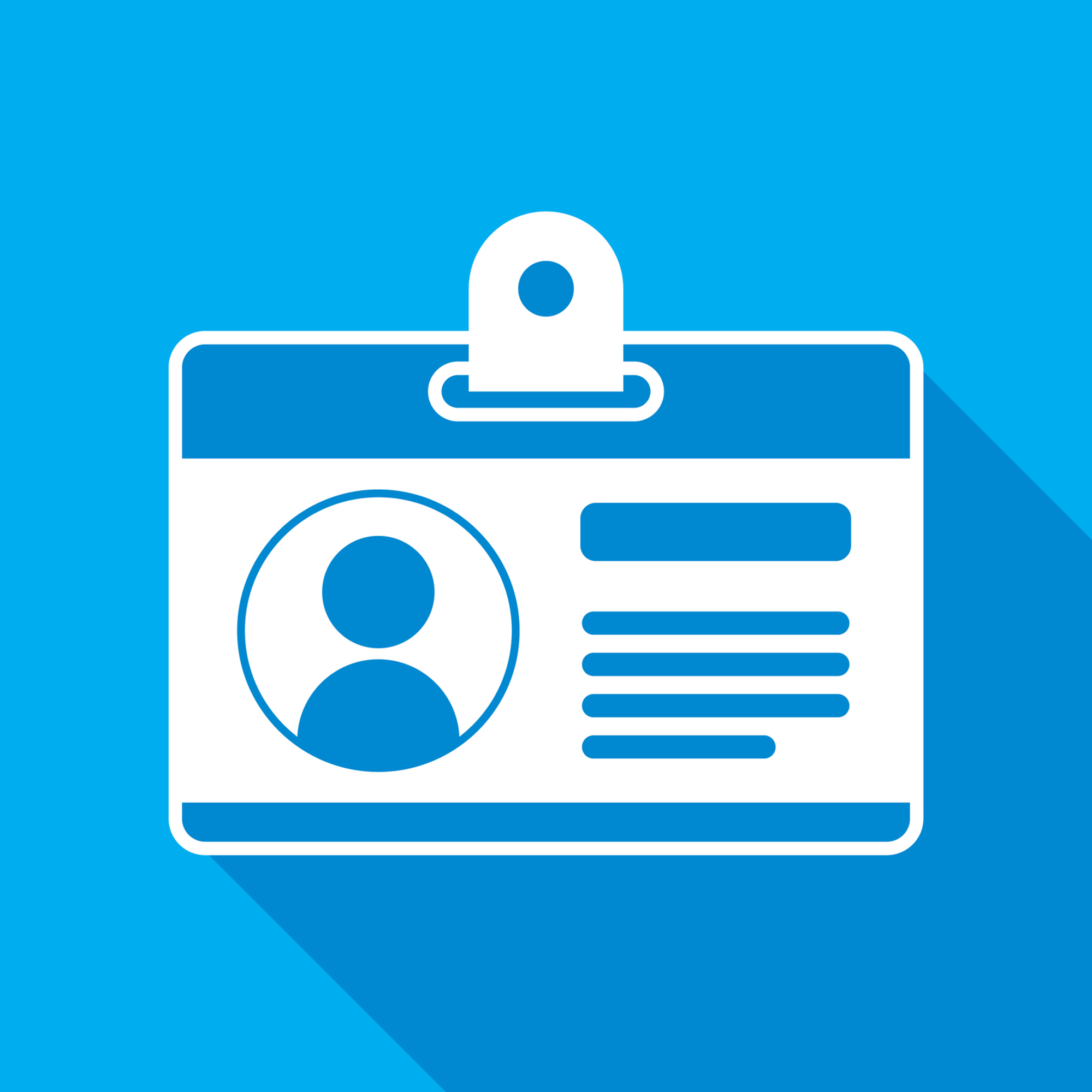 Illustration of personal information on a drivers license to represent the risks of identity fraud