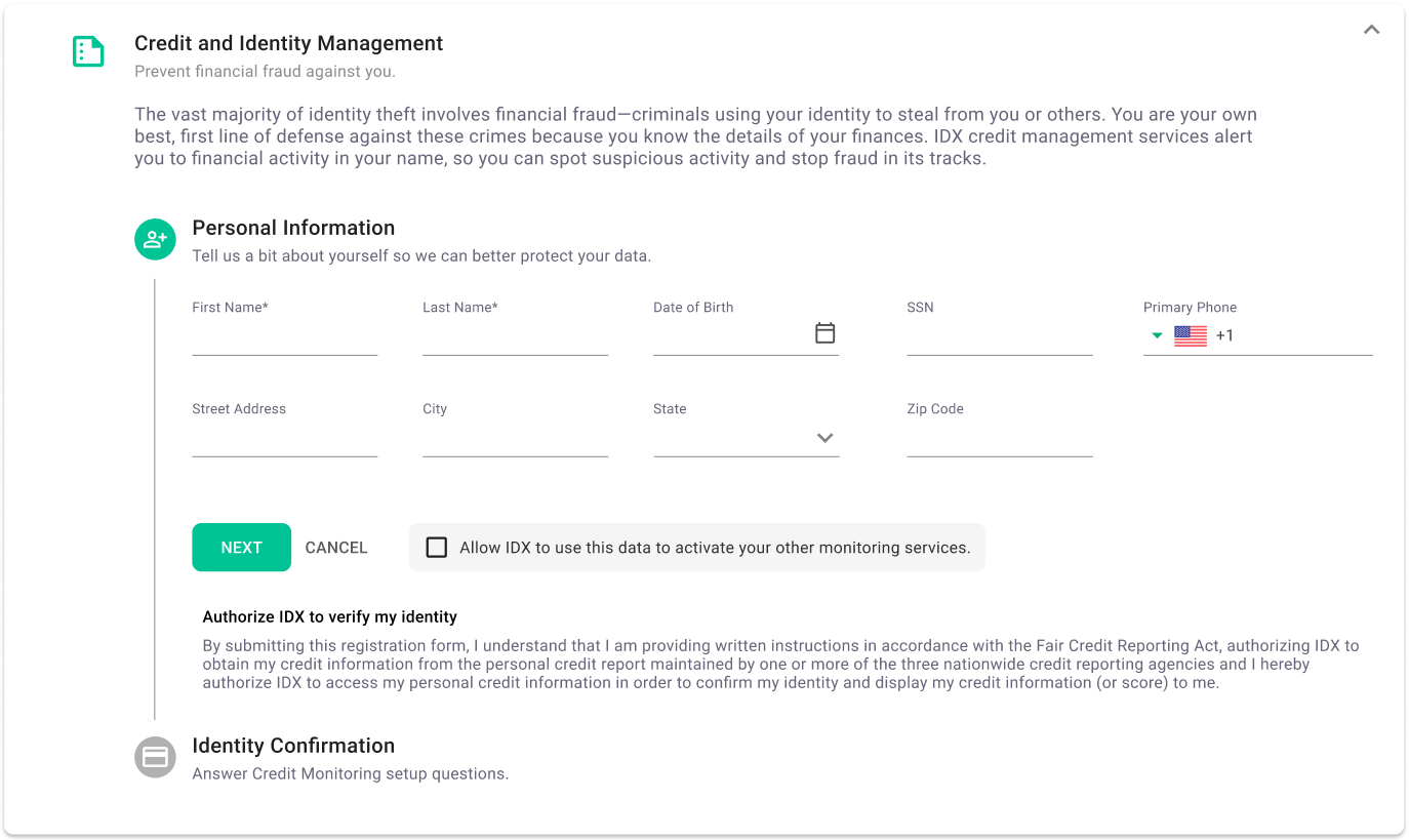 CM activation screenshot